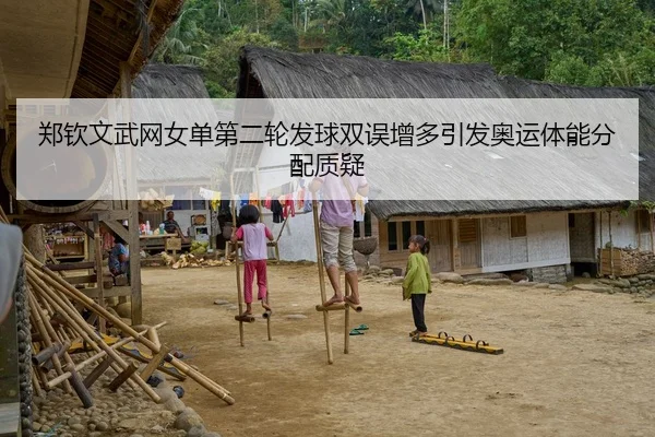 郑钦文武网女单第二轮发球双误增多引发奥运体能分配质疑